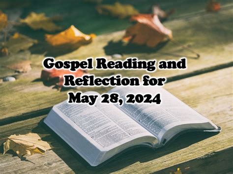 peoplaid gospel|May 28 2024 Gospel Reading and Reflection .